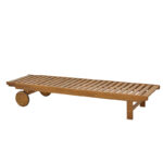Sunlounger Weylar acacia wood natural 60x193x30 - Image 2