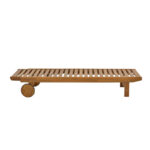 Sunlounger Weylar acacia wood natural 60x193x30 - Image 5