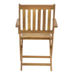 Mobie folding armchair natural acacia wood 56x61x89cm - Слика 5