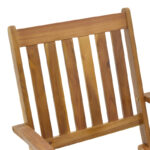 Mobie folding armchair natural acacia wood 56x61x89cm - Слика 6