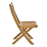 Elijie folding chair acacia wood natural 45x62x90cm - Слика 3