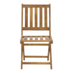 Elijie folding chair acacia wood natural 45x62x90cm - Слика 4