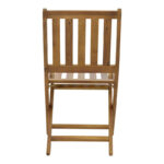 Elijie folding chair acacia wood natural 45x62x90cm - Слика 5