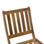 Elijie folding chair acacia wood natural 45x62x90cm - Слика 6