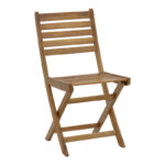 Fatel folding chair acacia wood natural 40x53x82cm