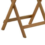 Foldable table Lazio natural acacia wood 50x50x70cm - Image 5