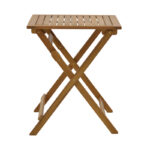 Foldable table Perdu natural acacia wood 60x60x72cm - Слика 2