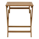 Foldable table Perdu natural acacia wood 60x60x72cm - Слика 3