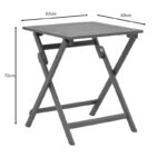 Foldable table Perdu natural acacia wood 60x60x72cm - Слика 6