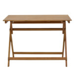 Foldable table Jaybo natural acacia wood 100x65x72cm - Image 2