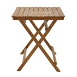 Foldable table Jaybo natural acacia wood 100x65x72cm - Image 3