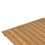 Foldable table Jaybo natural acacia wood 100x65x72cm - Image 4