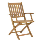 Mobie-Falov dining table set of 5 natural solid acacia wood 130x80x72cm - Слика 6