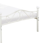 Bed Yorick white metal 90x190cm - Image 3