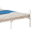 Bed Yorick white metal 150x200cm - Слика 4