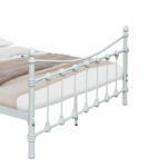 Bed Beowulf white metal 150x200cm - Image 4