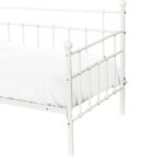 Bed-Sofa Havelock white metal 90x190 - Image 4