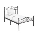 Bed Yorick b;ack metal 90x190cm