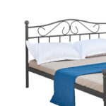 Bed Yorick black metal 140x190cm - Слика 3