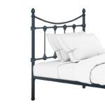 Bed Beowulf black metal 90x190cm - Image 3