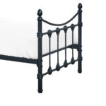 Bed Beowulf black metal 90x190cm - Image 4