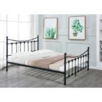 Bed Beowulf black metal 140x190cm - Слика 2
