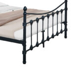 Bed Beowulf black metal 140x190cm - Слика 4