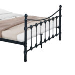Bed Beowulf black metal 150x200cm - Image 4
