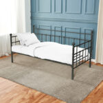 Sofa-Bed Havelock black metal 90x190 - Слика 2
