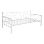 Bed-Sofa Remmie metal in white shade 90x190cm - Слика 4