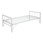 Bed-Sofa Remmie metal in white shade 90x190cm - Слика 5