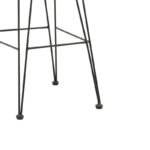 Naoki bar stool with PE cushion natural-metal black leg 46x56x110cm - Слика 6