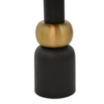 Side table Enville Inart black-gold metal D51x62.5cm - Image 3