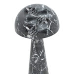 Floor lamp Flozer Inart Ε27 marble black metal D36.5x79cm - Image 2