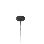 Ceiling lamp Kelsy Inart E27 black metal D30x122cm - Image 3