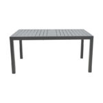 Extension table Lafla aluminium dark grey 160-240x100x75cm - Слика 4