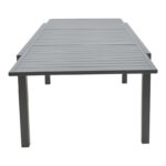 Extension table Lafla aluminium dark grey 160-240x100x75cm - Слика 5