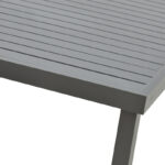 Table Kliton aluminium dark grey 150x80x74cm - Слика 4