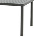 Table Kliton aluminium dark grey 150x80x74cm - Слика 6