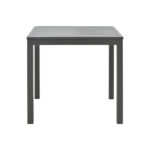 Kliton aluminum beach table in anthracite shade 45x45x41cm - Image 2