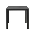 Kliton aluminum beach table in black shade 45x45x41cm - Слика 2