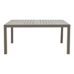 Extendable table Lafla aluminum in champagne shade 160-240x100x75cm - Слика 3