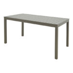 Алуминиумска маса Клитон во шампањ нијанса 150x80x74 см