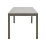 Kliton aluminum table in champagne shade 150x80x74cm - Image 3
