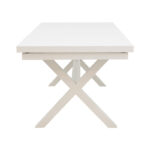 Expanding table Dagyn white aluminum 180-240x90x76cm - Image 5
