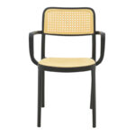 Armchair Westley pp natural-black 58x47x81cm - Image 4