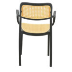 Armchair Westley pp natural-black 58x47x81cm - Image 5