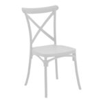 Chair Crossie pp white 51x48x90cm