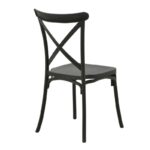 Chair Crossie pp black 51x48x90cm - Слика 2