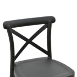 Bar stool Crossie pp black 44x44x113cm - Слика 5